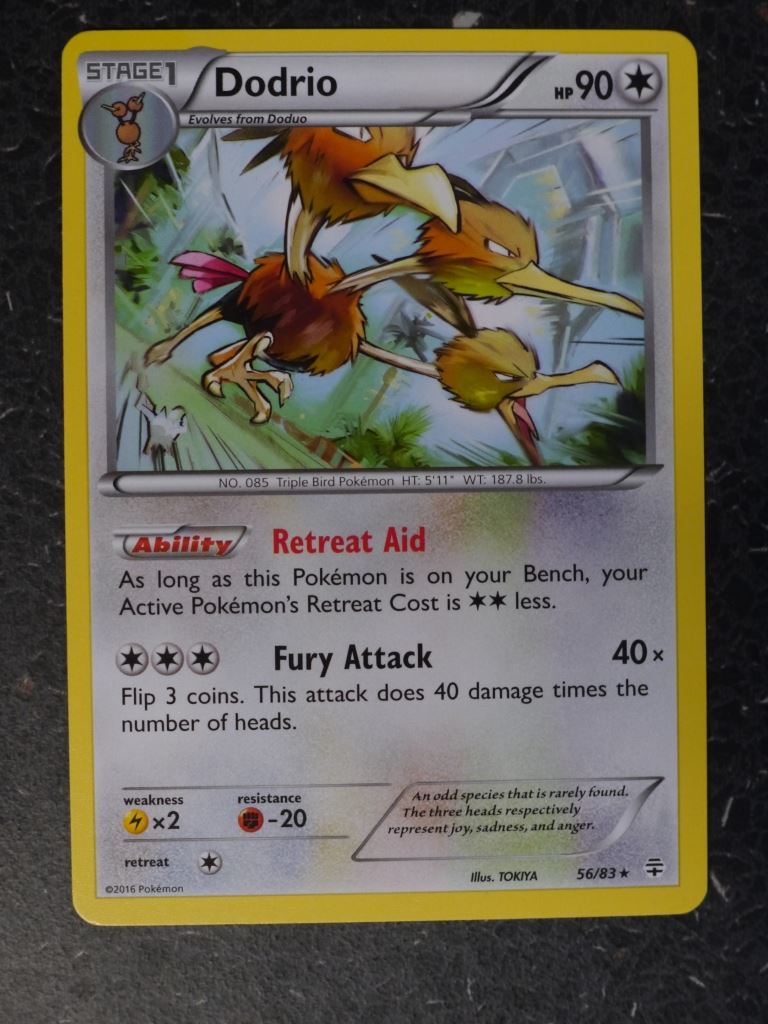 Pokemon Cards: DODRIO 56/83 RARE # 9I46 Archeron Pokemon Cards: DODRIO 56/83 RARE # 9I46 Archeron