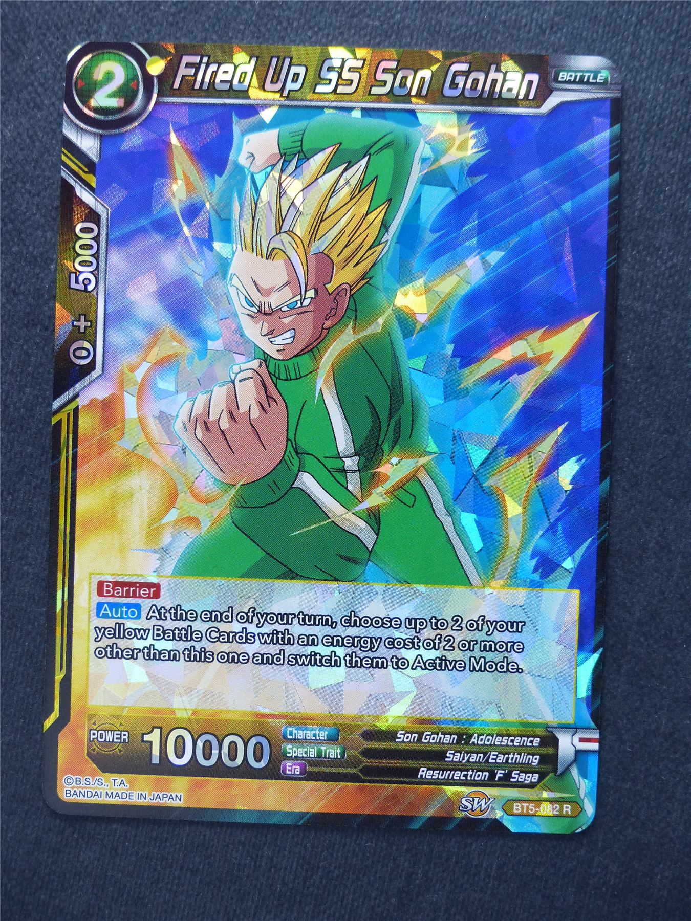 Fired up SS Son Gohan - Dragon Ball Super Cards #114