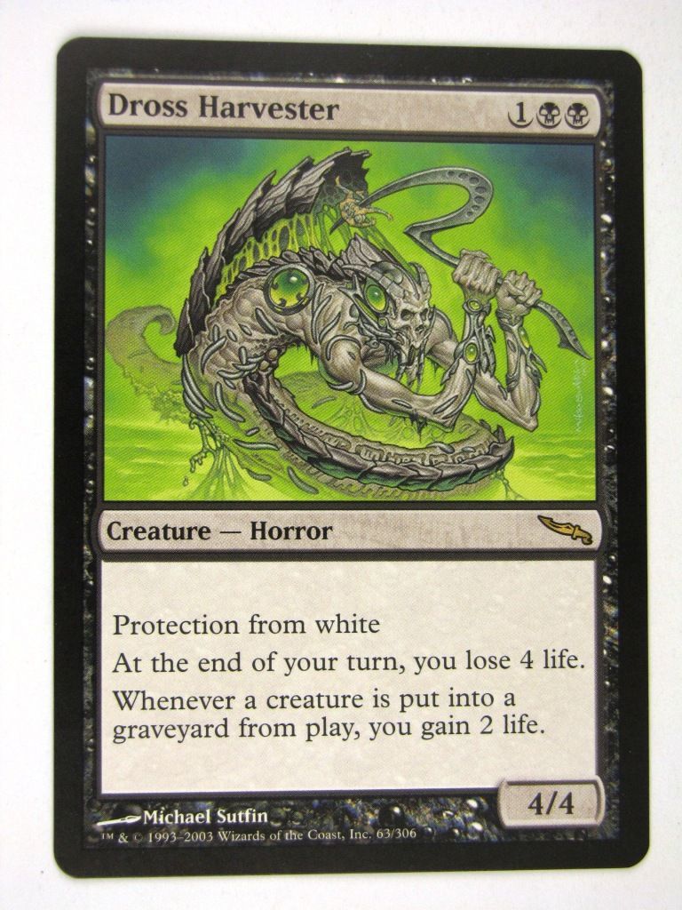 MTG Magic: the Gathering Cards: DROSS HARVESTER: MRD