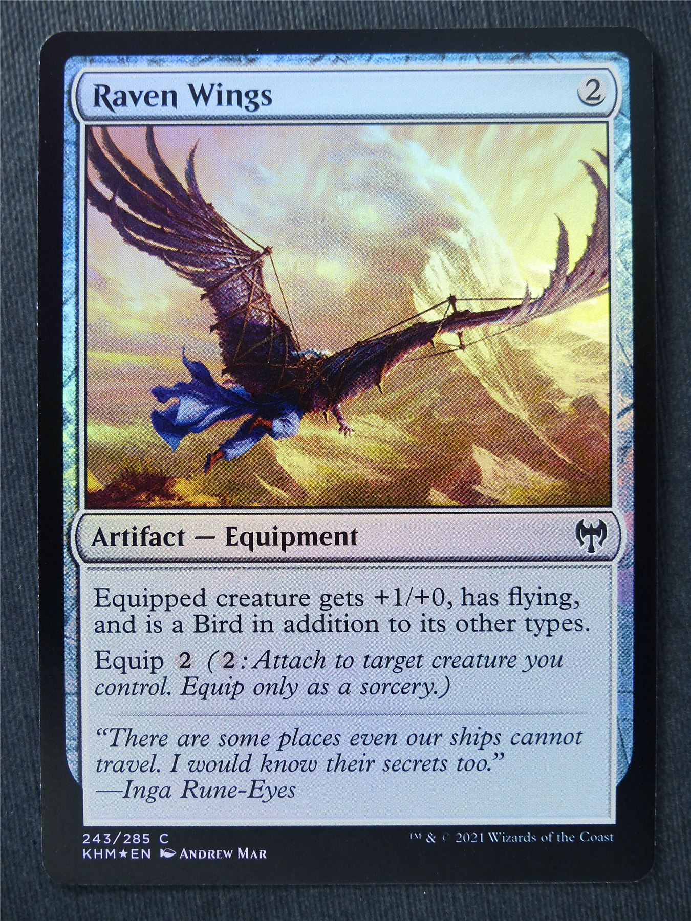 Raven Wings Foil - Mtg Magic Cards #YK