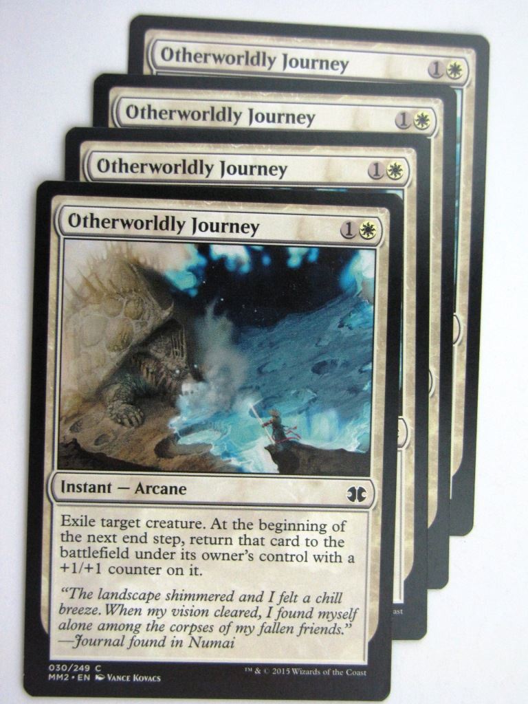 MTG MODERN MASTERS TWO: OTHERWORLDLY JOURNEY x4 # 28B72