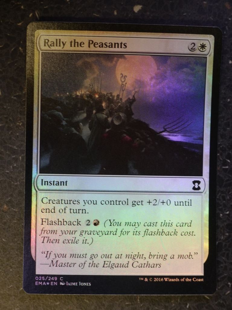 MTG Cards: RALLY THE PEASANTS FOIL # 9H26