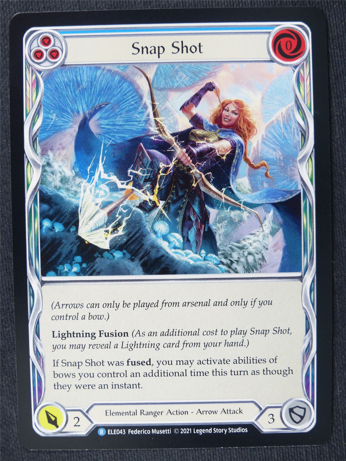 Snap Shot R Blue - 1st Ed Tales of Aria - Flesh and Blood