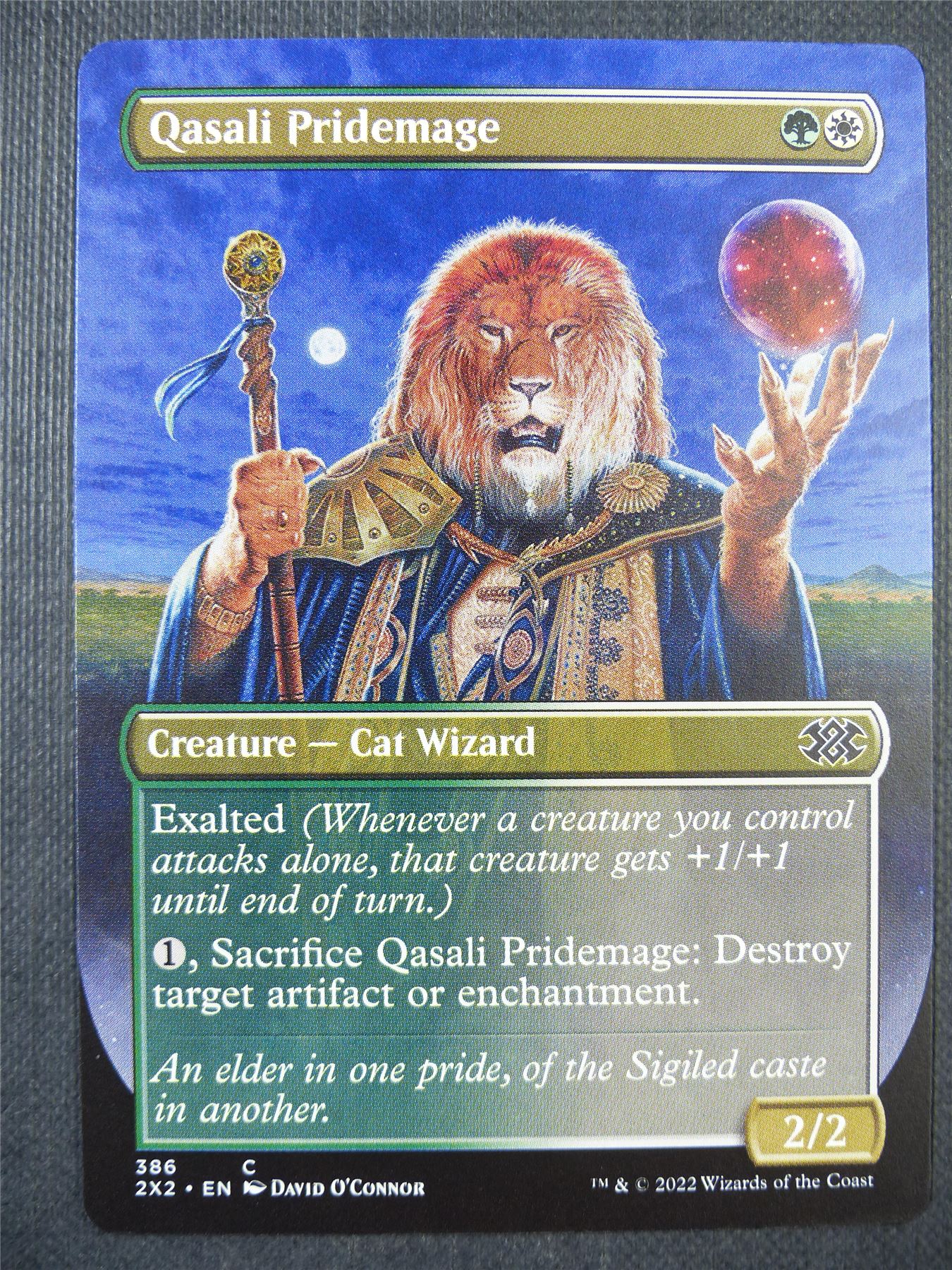 Qasali Pridemage Borderless - Double Masters 2022 - Mtg Card #6RT