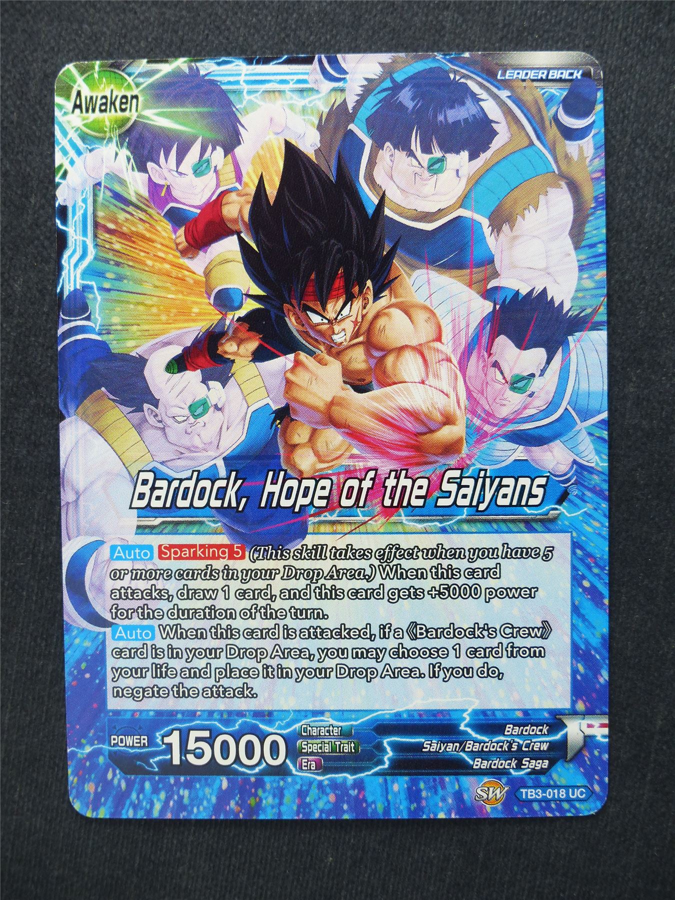 Bardock Hope of the Saiyans - Dragon Ball Super Cards #CS