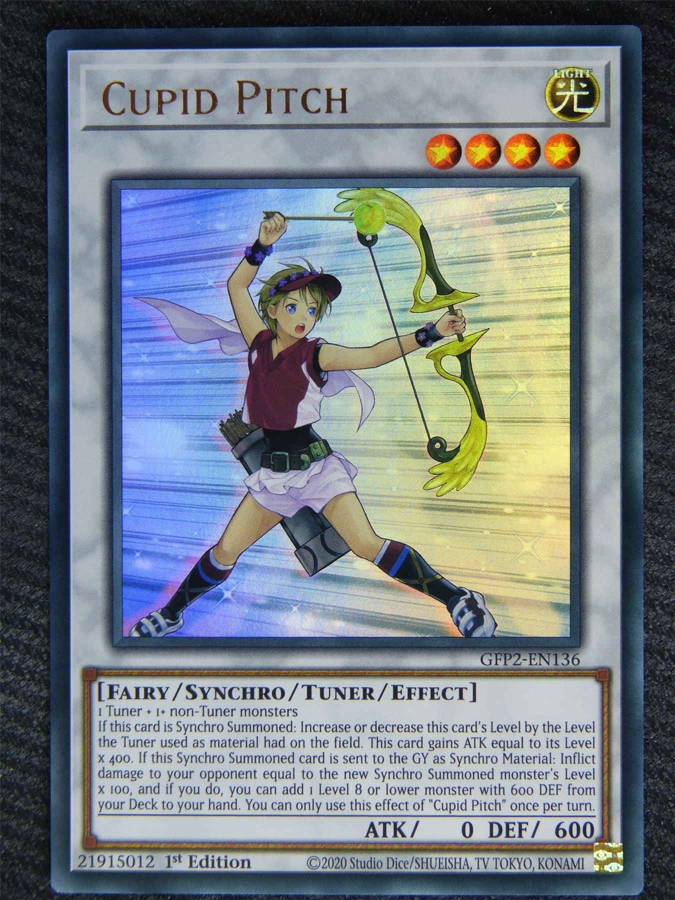 yugioh arrow card Cupid Pitch GFP2 Ultra Rare - 1st ed
