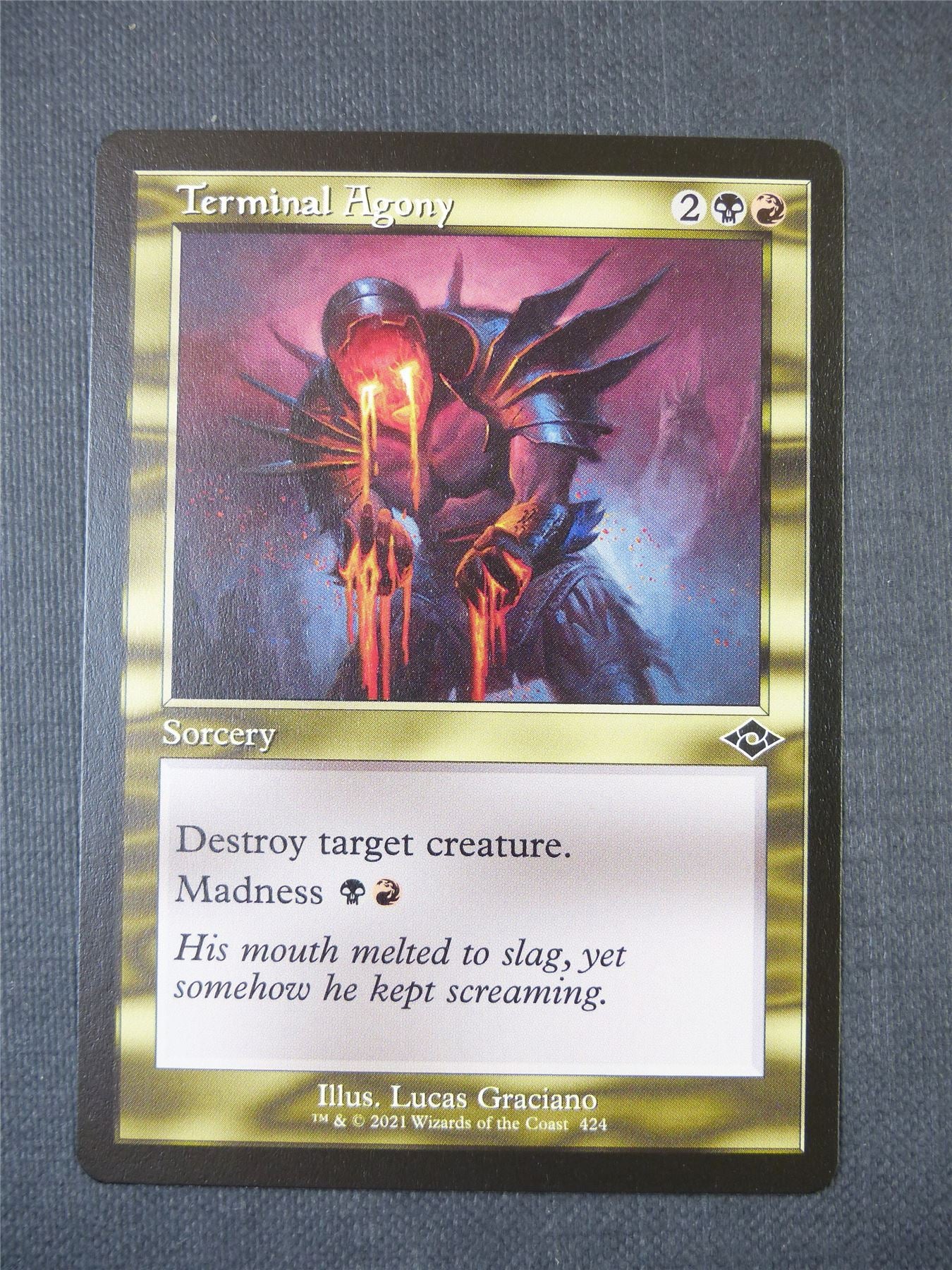 Terminal Agony Retro Frame - Mtg Card #53B