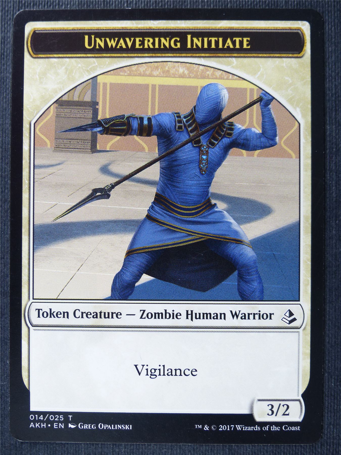 Unwavering Initiate Token - Mtg Card #1X6