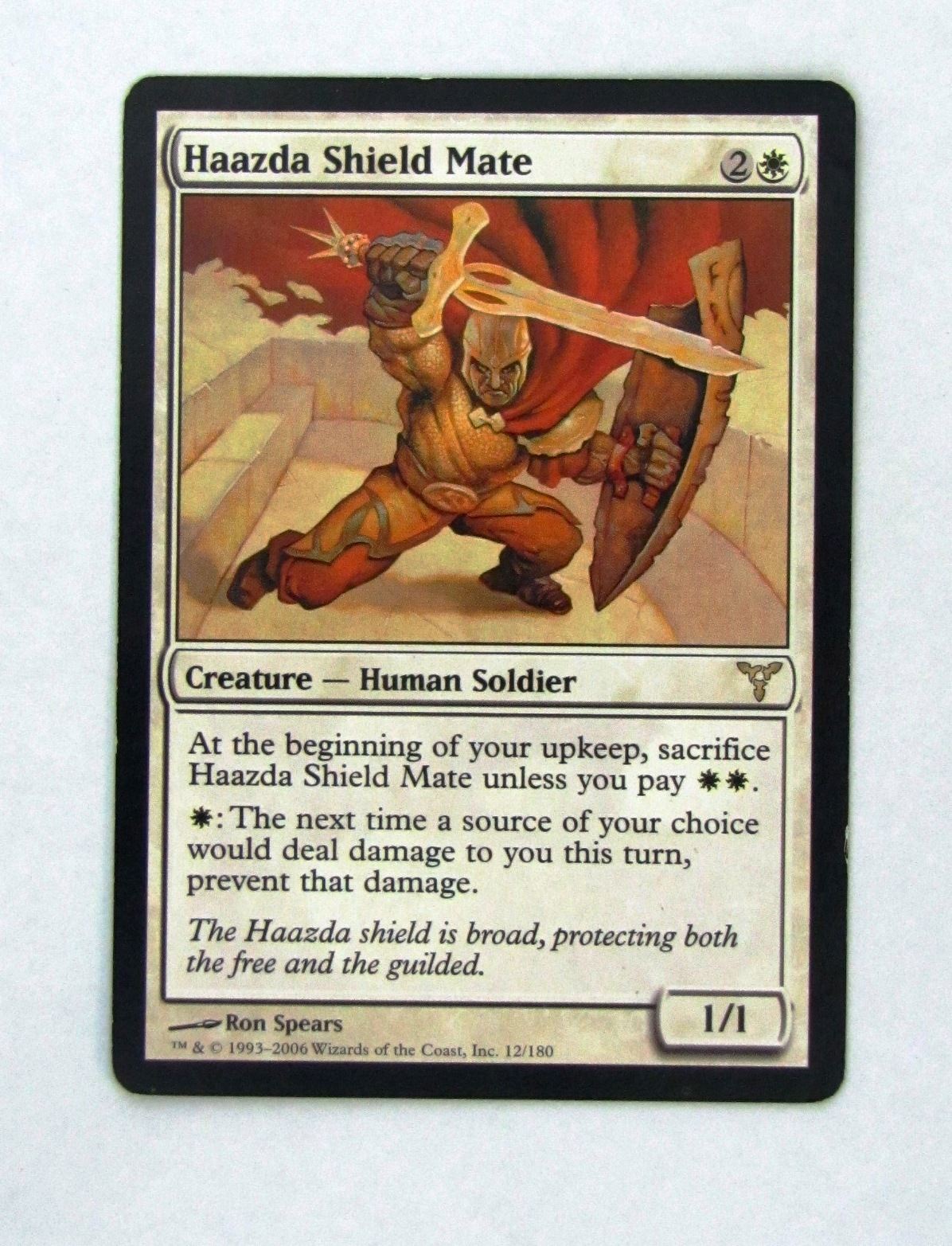 Mtg - HAAZDA SHIELD MATE - Played Rare