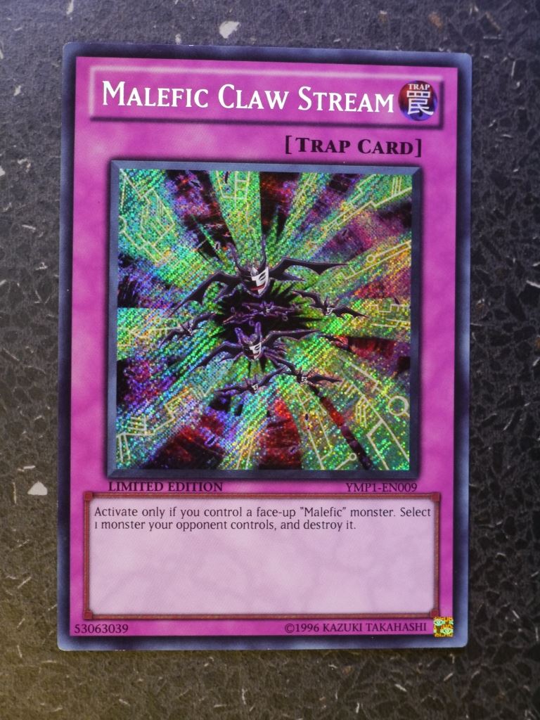 Yugioh Cards: MALEFIC CLAW STREAM YMP1 SECRET RARE # 4A97