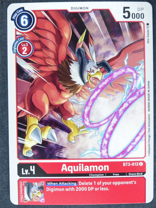 Aquilamon BT3-012 C - Digimon Cards #18