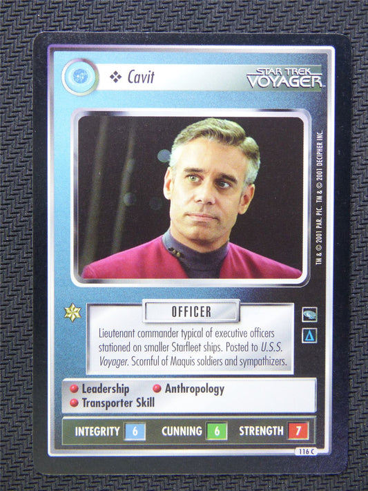 Cavit Black Border - Star Trek CCG Voyager #4YJ