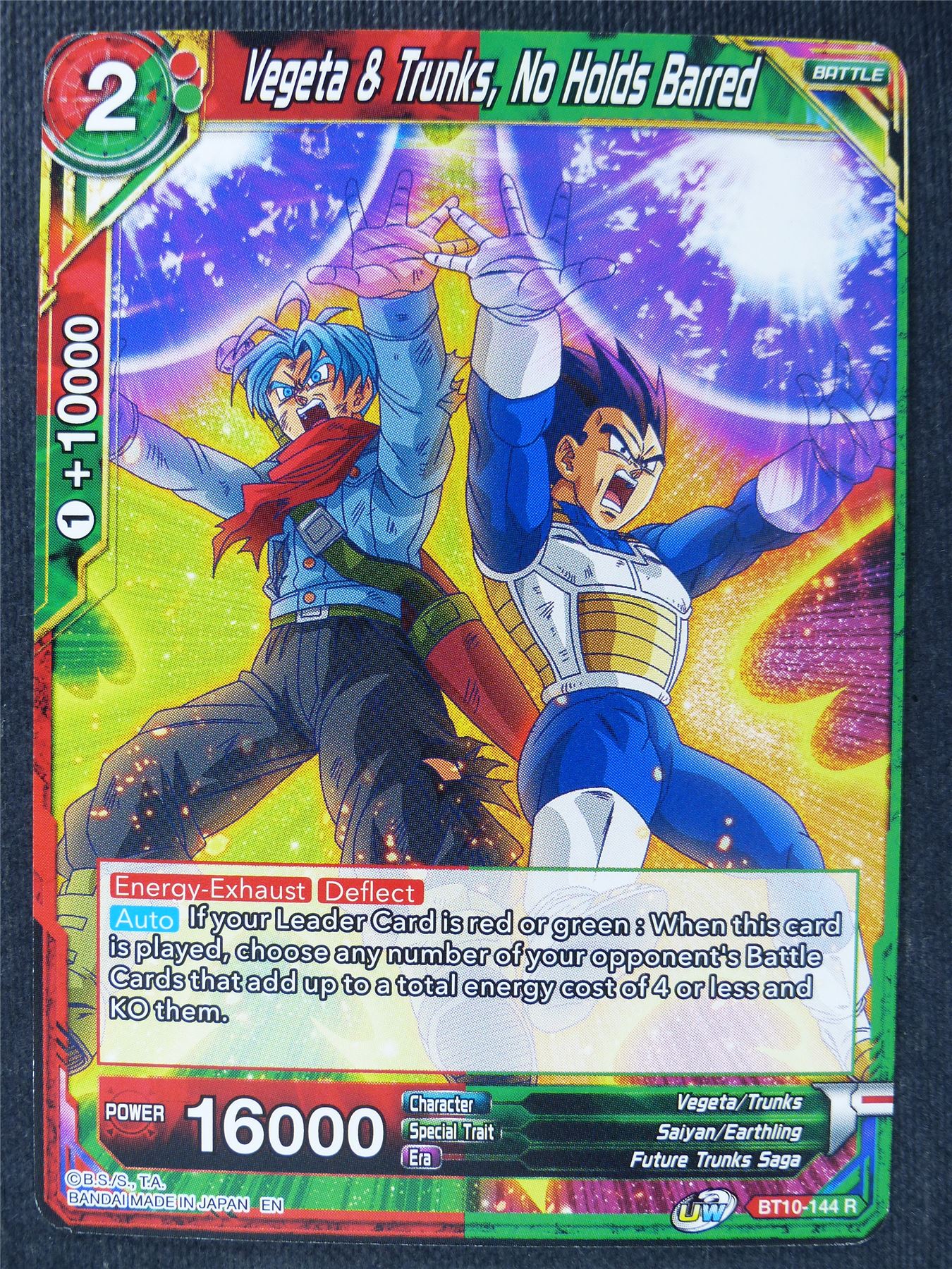 Vegeta & Trunks No Holds Barred - Dragon Ball Super Cards #36