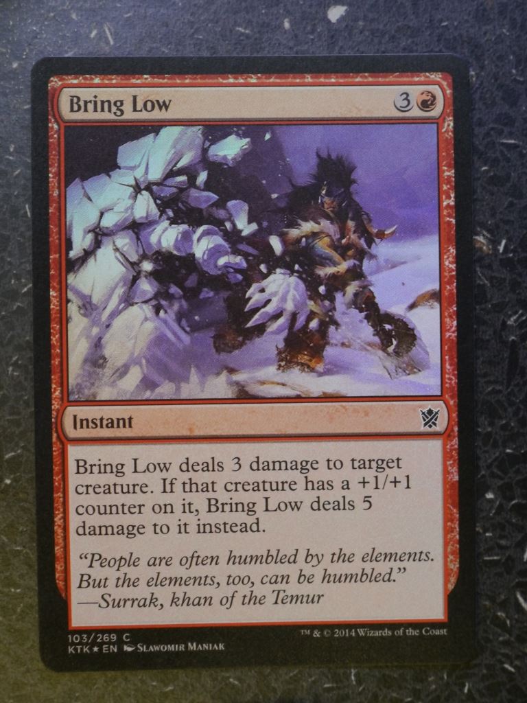 MTG Cards: BRING LOW FOIL # 5C19