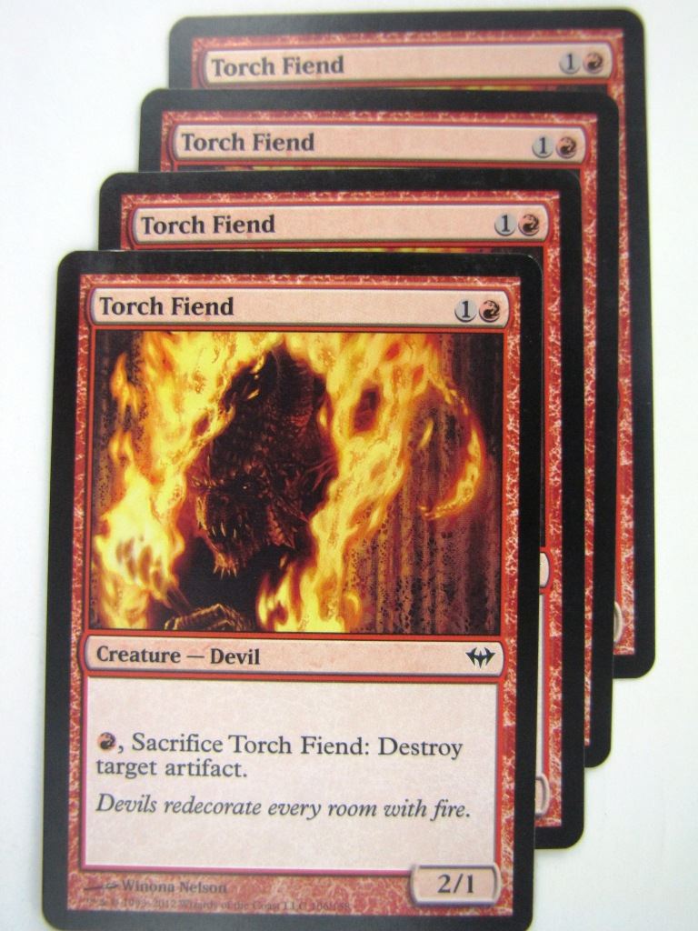 MTG Magic Cards: TORCH FIEND x4 # 8G86