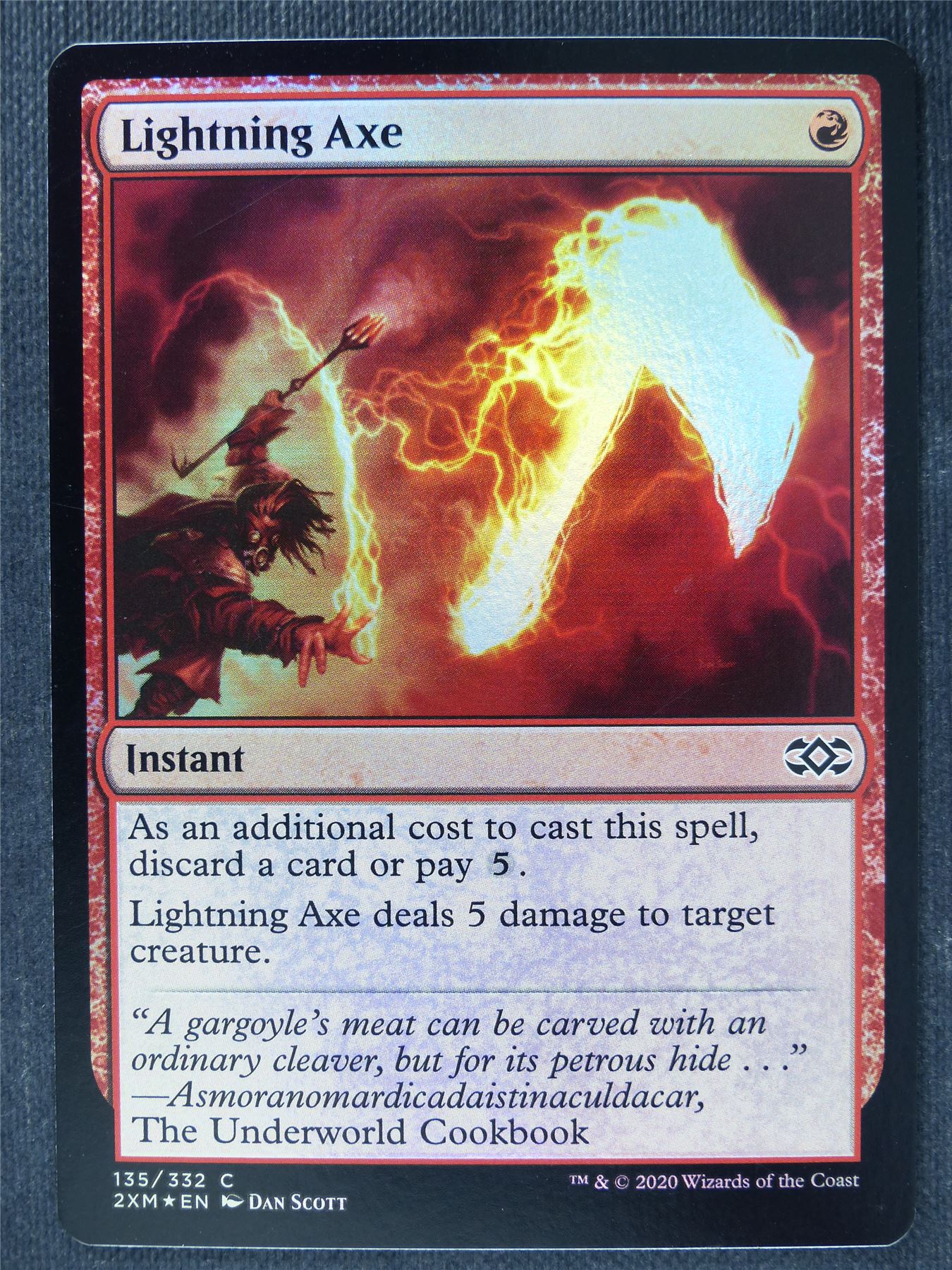 Lightning Axe Foil - Mtg Magic Cards #QQ