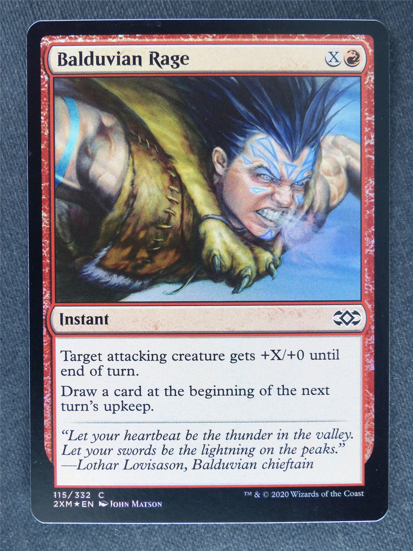 Balduvian Rage Foil - Mtg Magic Cards #MF