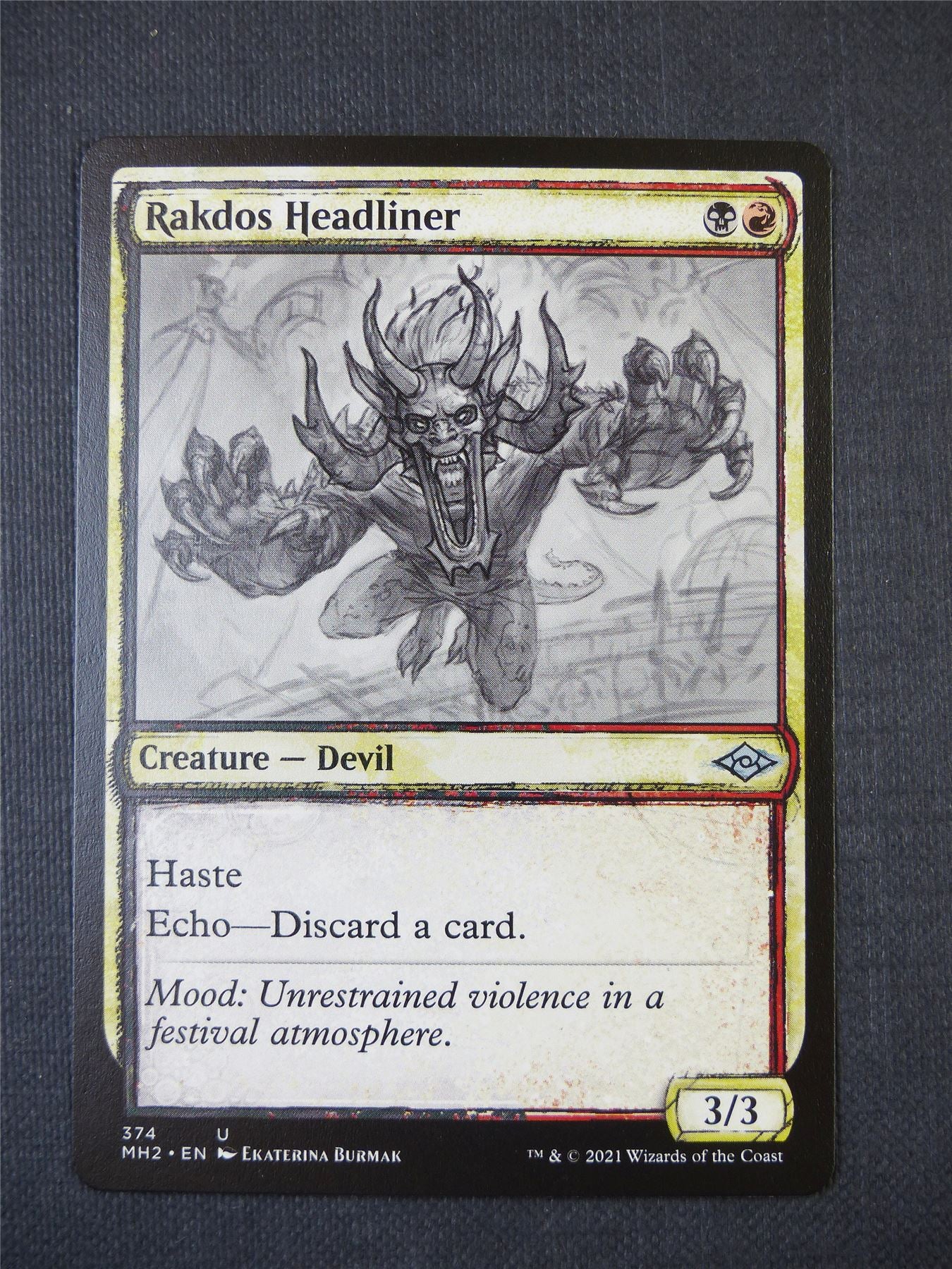 Rakdos Headliner - Uncommon - Mtg Card #52N