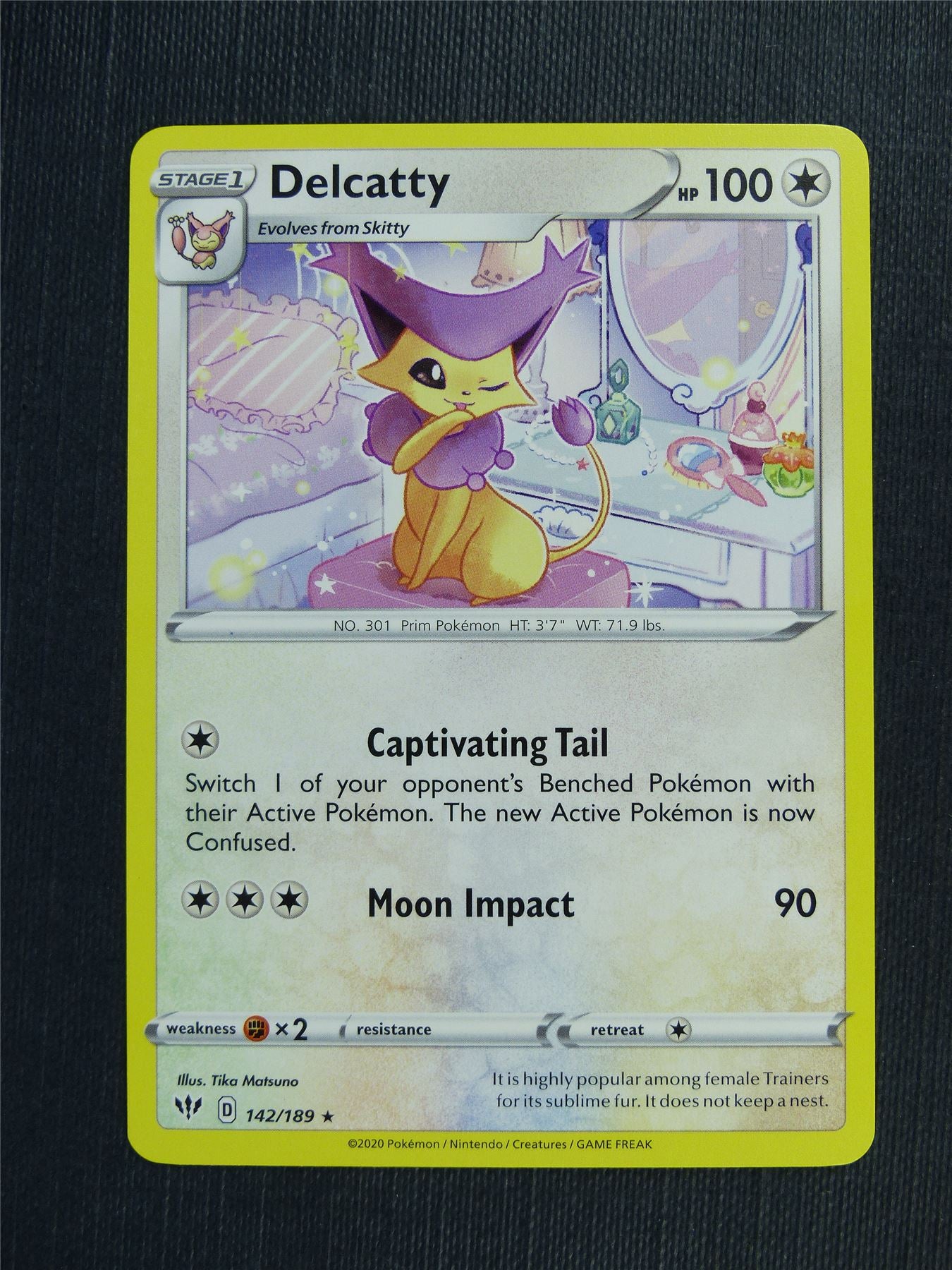 Delcatty 142/189 - DAA - Pokemon Card #396 Delcatty 142/189 - DAA - Pokemon Card #396