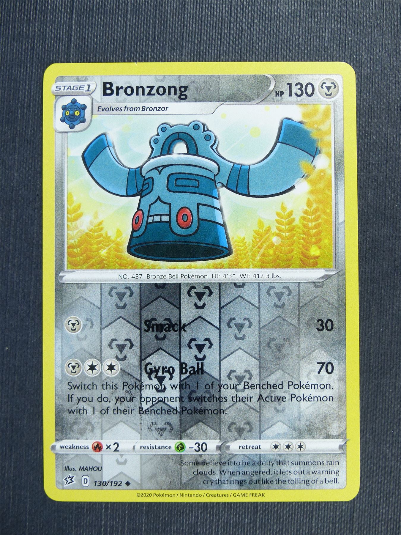 Bronzong 130/192 Holo - RCL - Pokemon Card #3IF