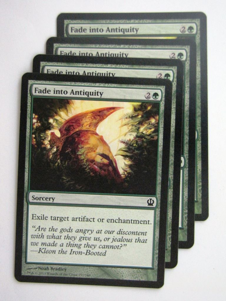 MTG Magic Cards: FADE INTO ANTIQUITY x4 Theros playset # 23J63