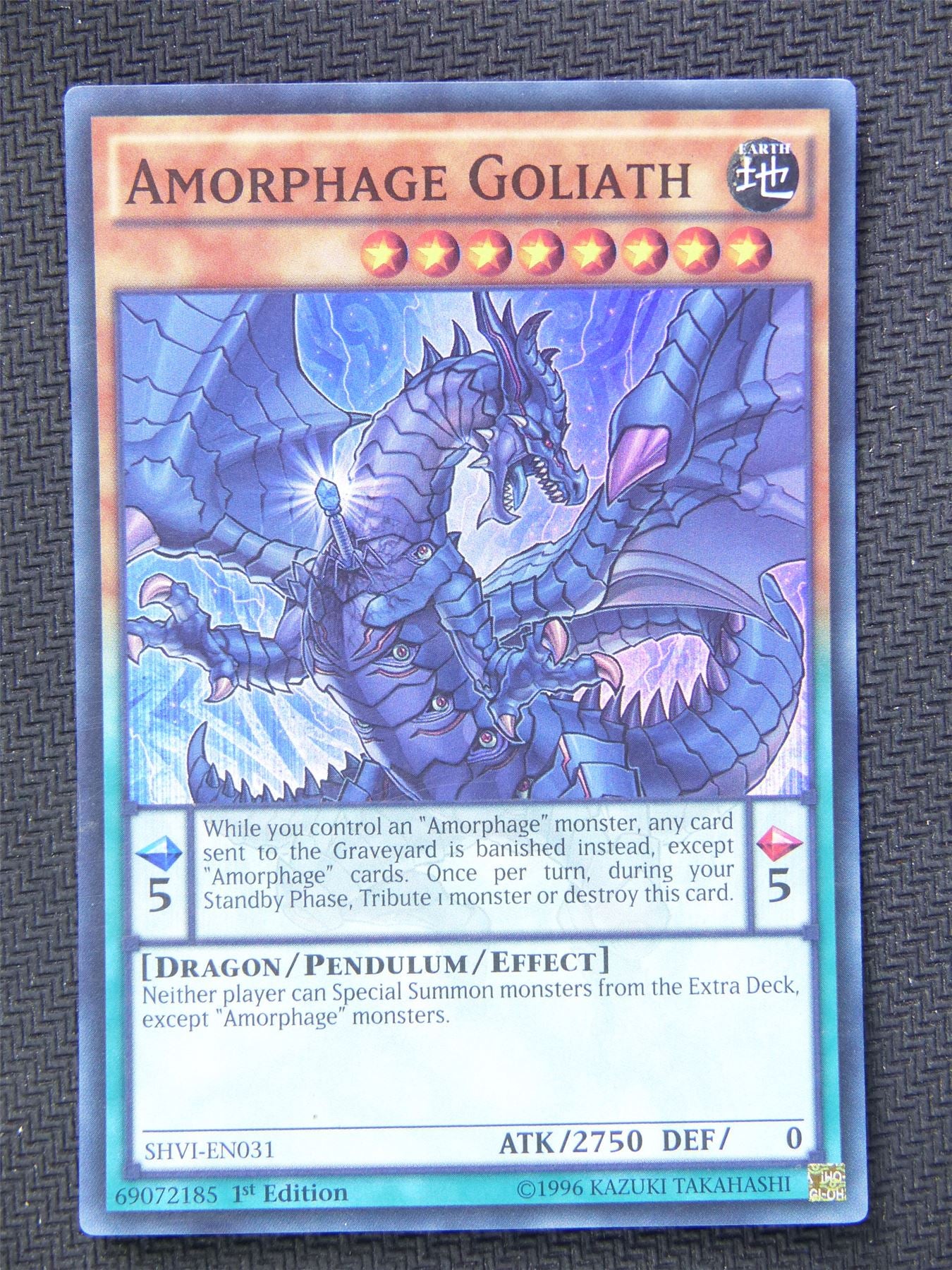 amorphage yugioh deck Amorphage Goliath SHVI - Super Rare