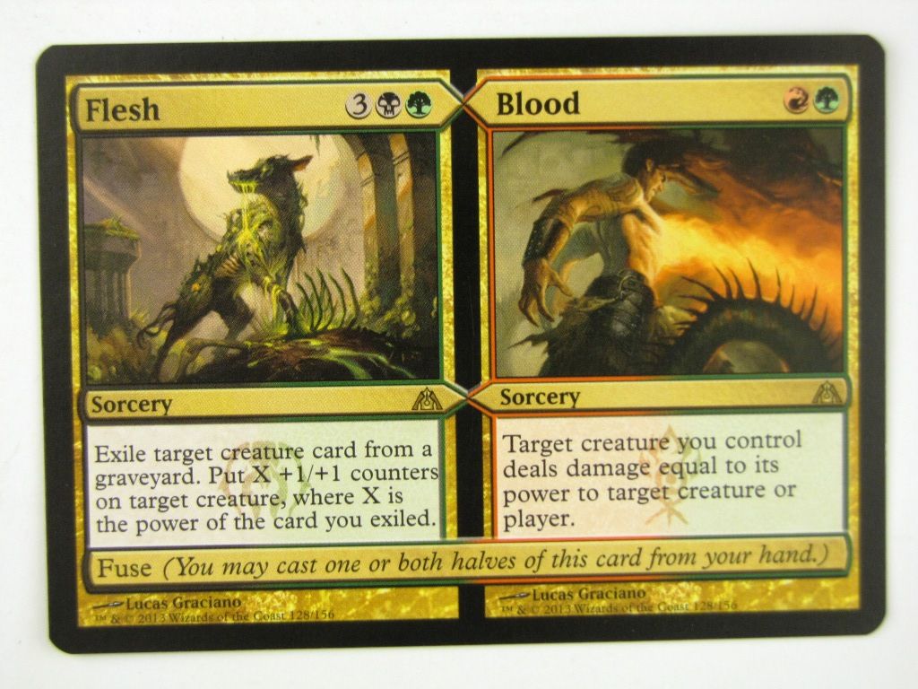 MTG played Cards: FLESH AND BLOOD #