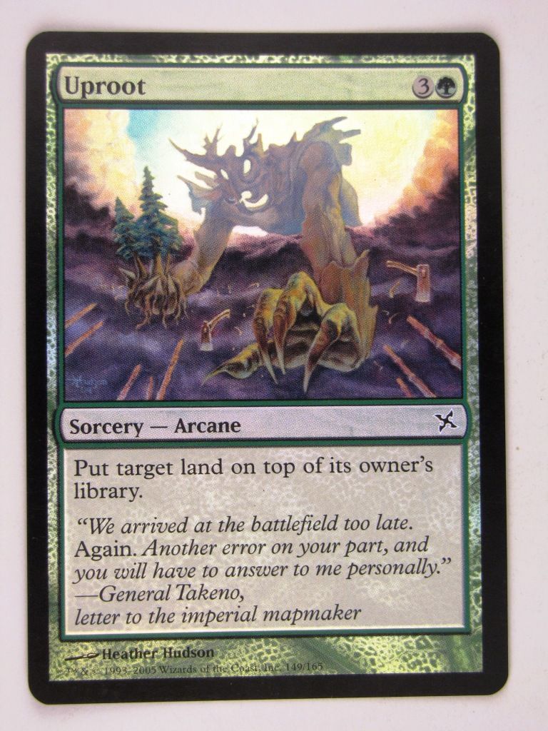Mtg FOIL - UPROOT - played