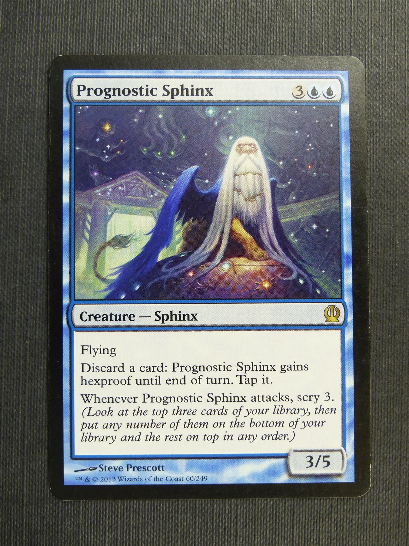Prognostic Sphinx - Mtg Magic Cards #4AR Archeron Prognostic Sphinx - Mtg Magic Cards #4AR Archeron