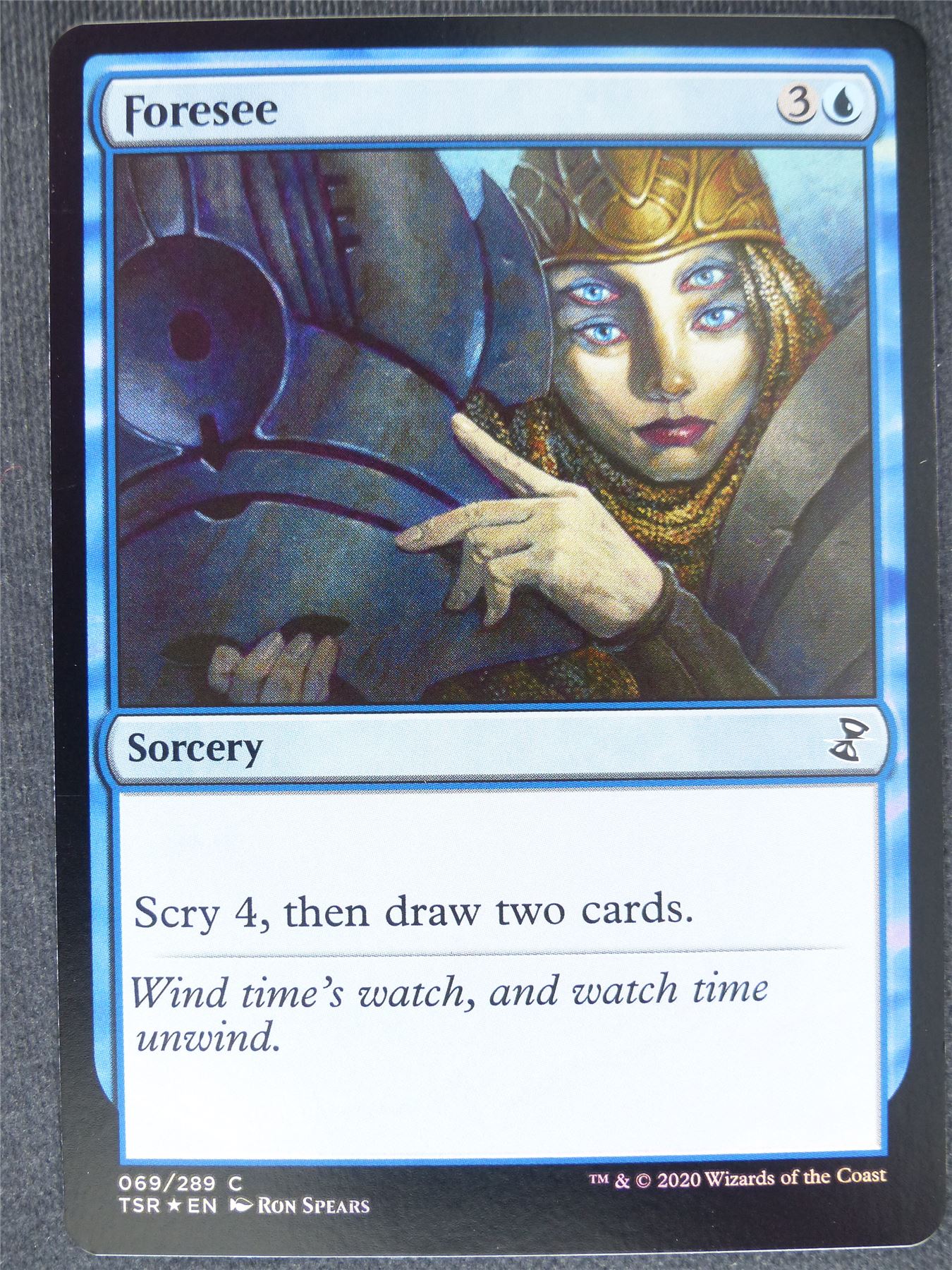 Foresee Foil - Remastered - Mtg Magic Cards #QA