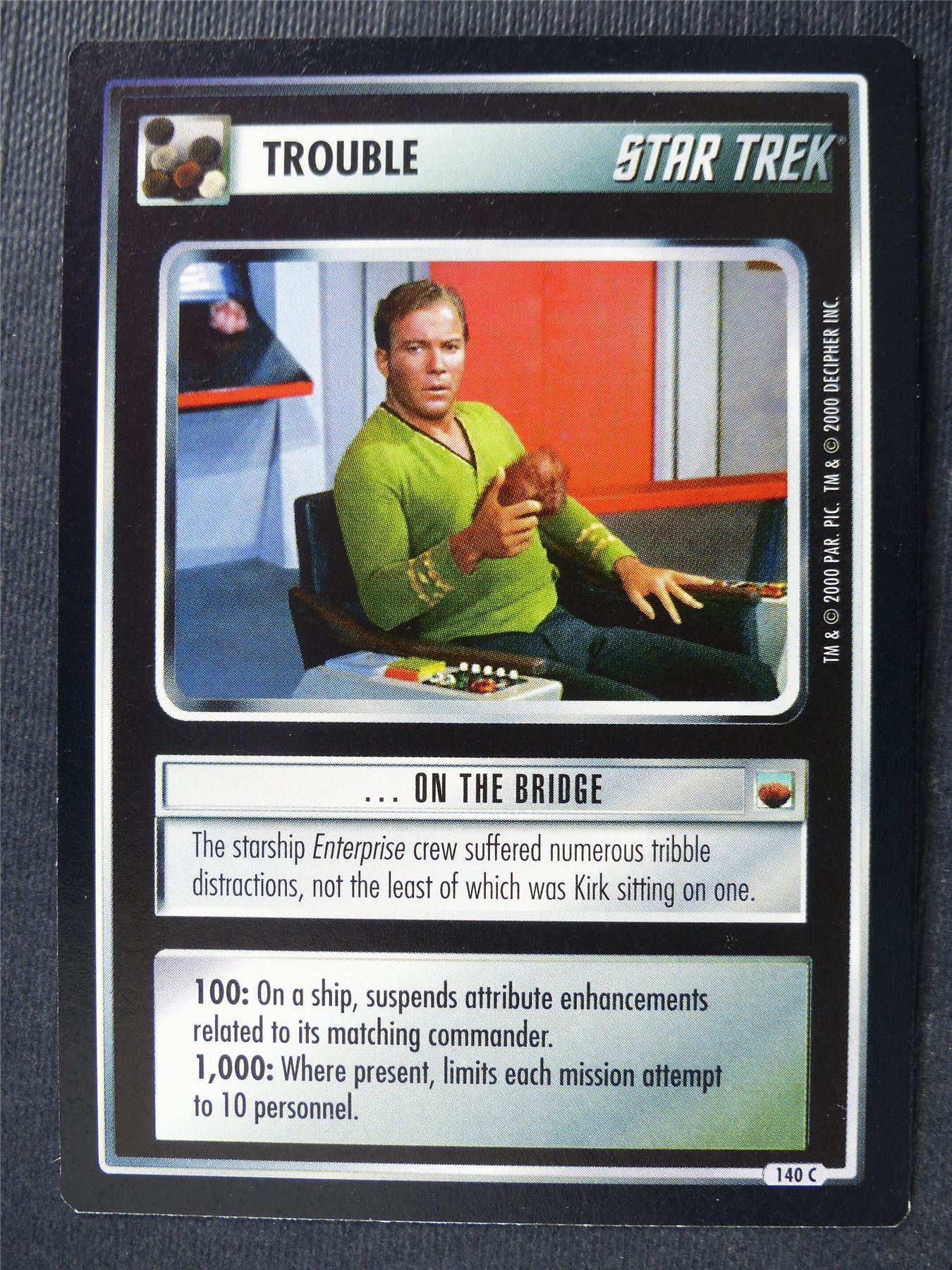 Trouble on the Bridge - Star Trek Card #4TO