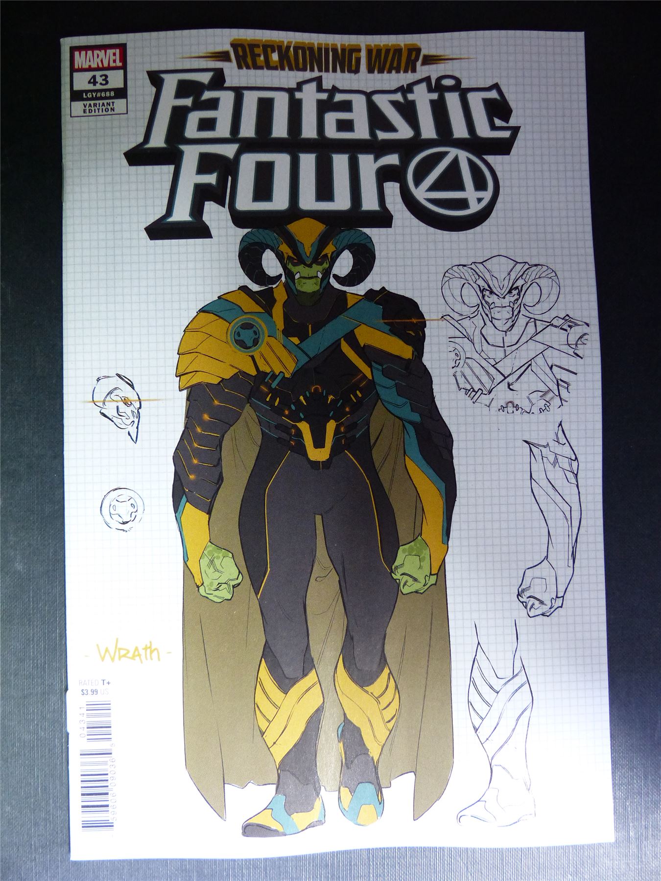 FANTASTIC Four #43 variant - Jul 2022 - Marvel Comics #2JS