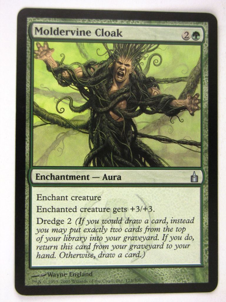 MTG Magic: the Gathering Cards: MOLDRVINE CLOAK: RAV Archeron MTG Magic: the Gathering Cards: MOLDRVINE CLOAK: RAV Archeron