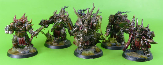 Nurgle Death Guard Lord Felthius and the Tainted Cohort - Warhammer AoS 40k #5F