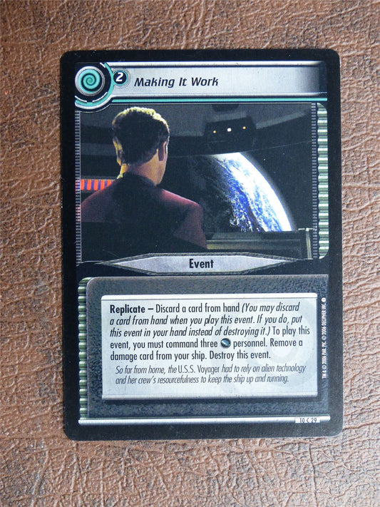 Making it Work - Star Trek CCG TCG Card #WU