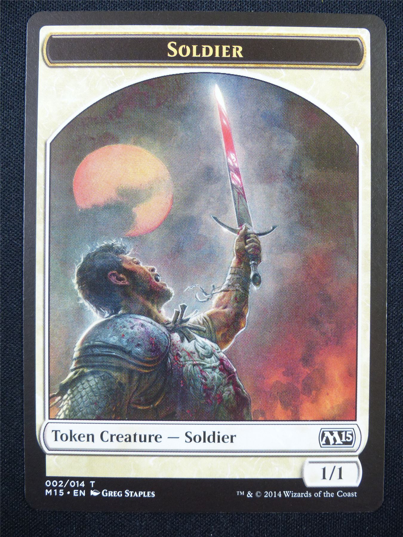 Soldier Token - Mtg Card #2CE