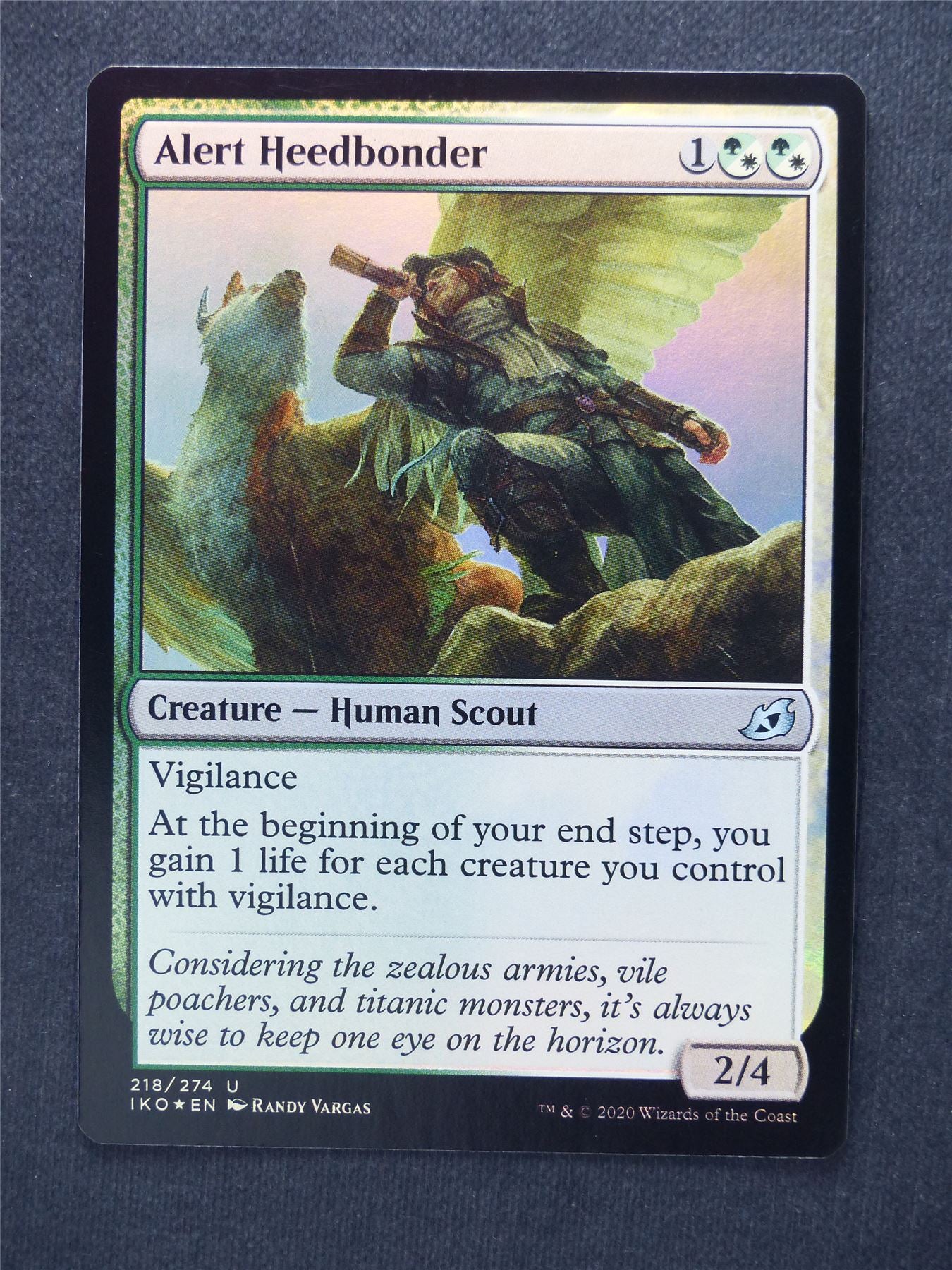 Alert Heedbonder Foil - Mtg Magic Cards #T7