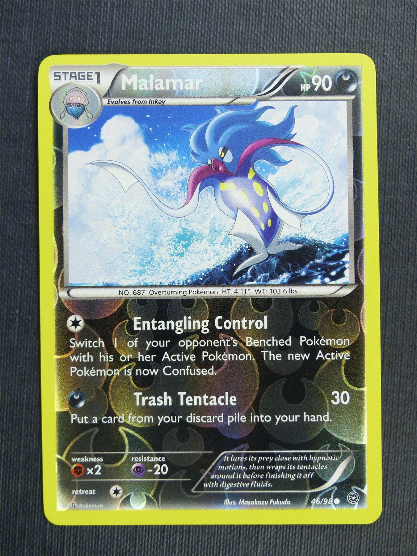 Malamar 46/98 Reverse Holo - Pokemon Cards #5OH Archeron Malamar 46/98 Reverse Holo - Pokemon Cards #5OH Archeron