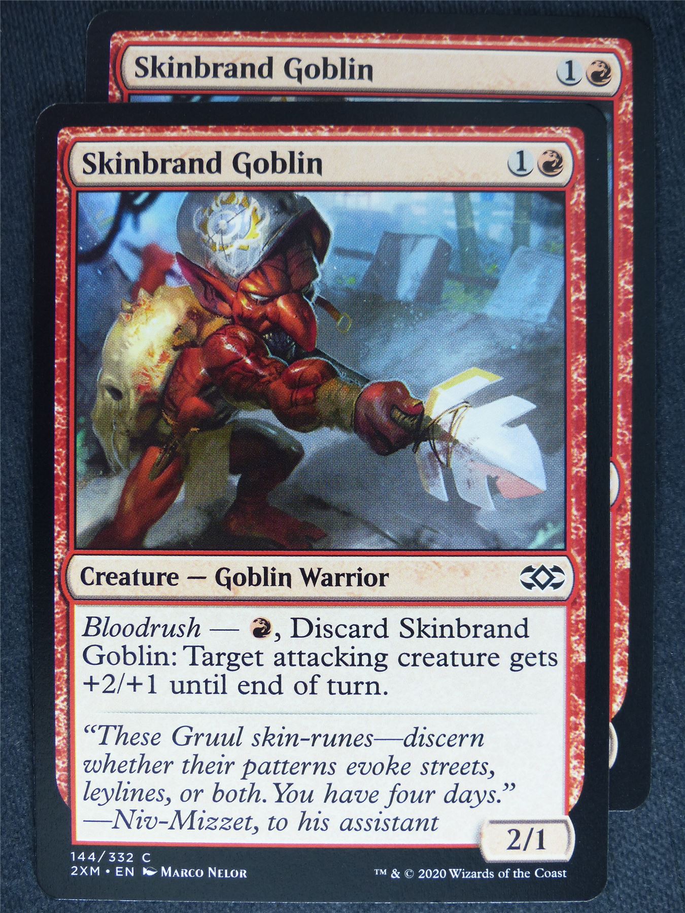 Skinbrand Goblin x2 - Double Masters - Mtg Magic Cards #7N