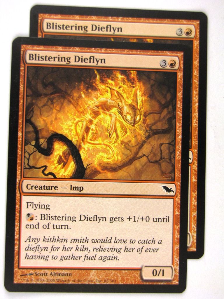 MTG Magic: the Gathering Cards: BLISTERING DIEFLYN x2: SHM