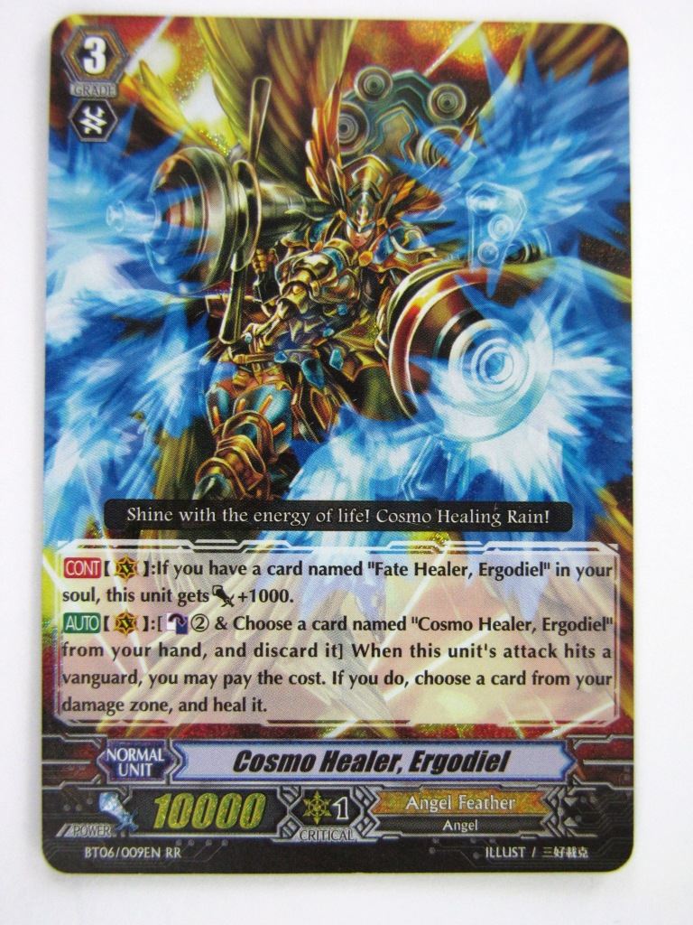 Vanguard Cards: COSMO HEALER, ERGODIEL BT06 RR played # 1G17
