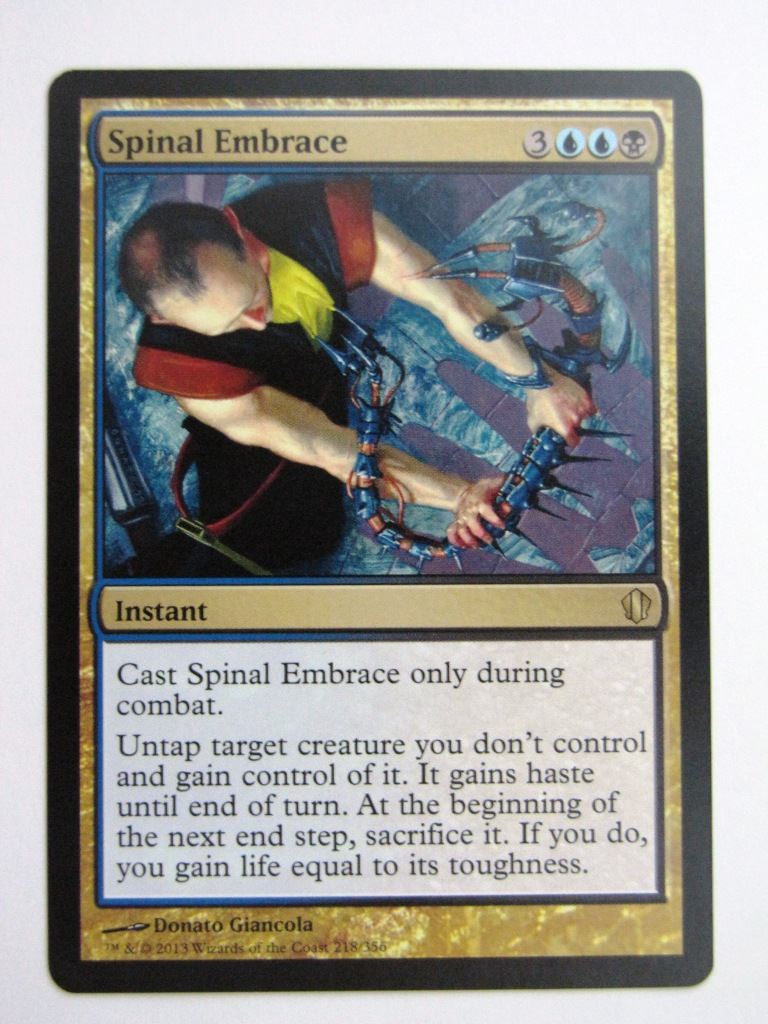 MTG Magic Played Cards: SPINAL EMBRACE # 26A26