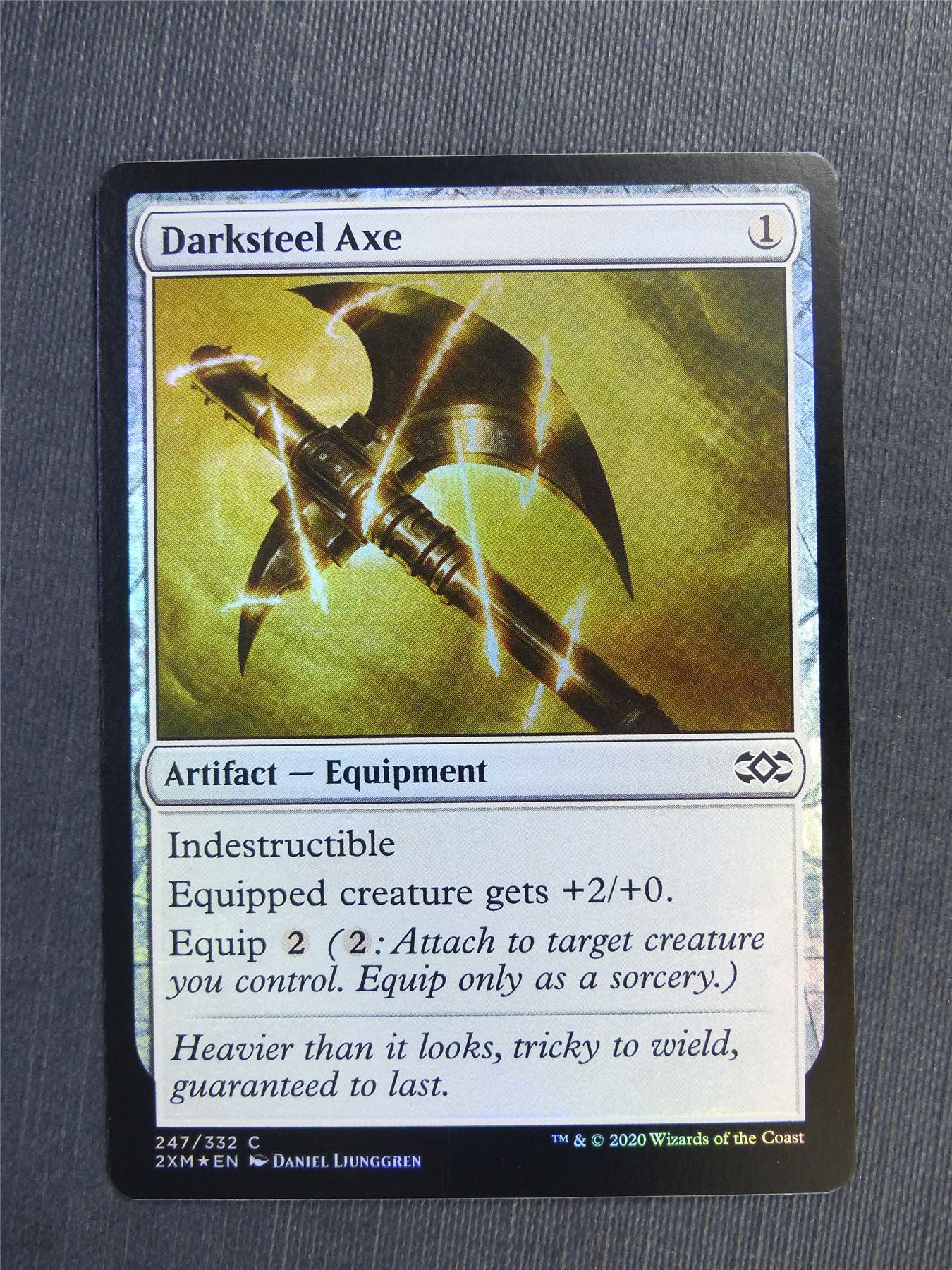 Darksteel Axe Foil