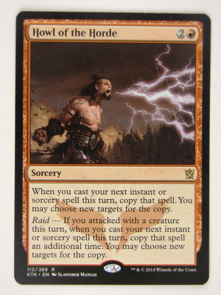 MTG Magic Cards: HOWL OF THE HORDE played # 17C51