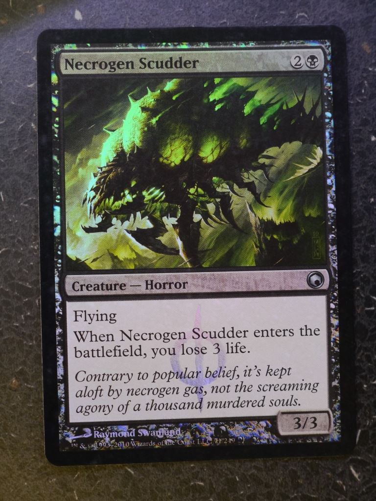 MTG Magic Cards: NECROGEN SCUDDER FOIL # 4J25