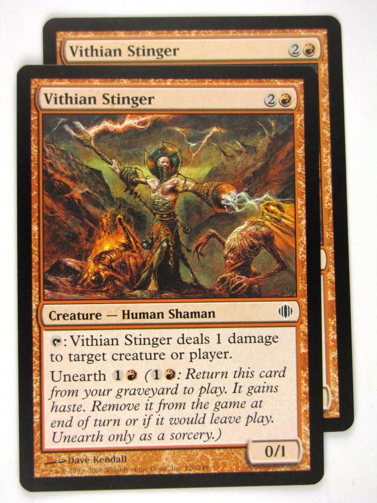 MTG Magic: The Gathering Cards: VITHIAN STINGER x2: ALA