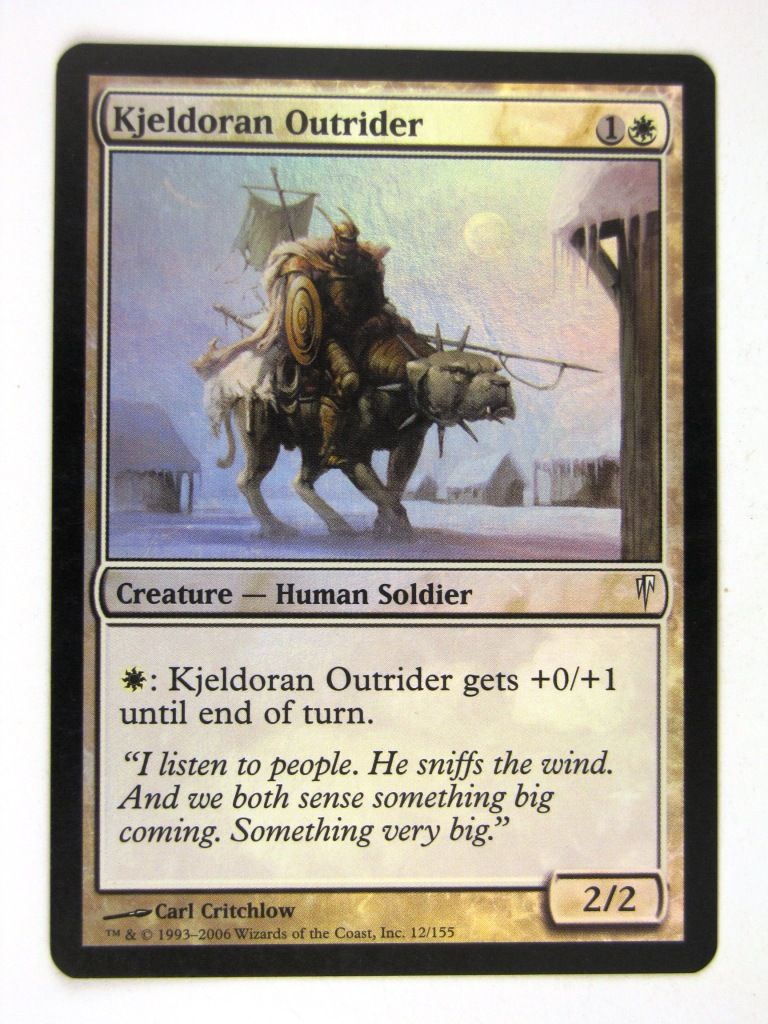 Mtg FOIL - KJELDORAN OUTRIDER - played