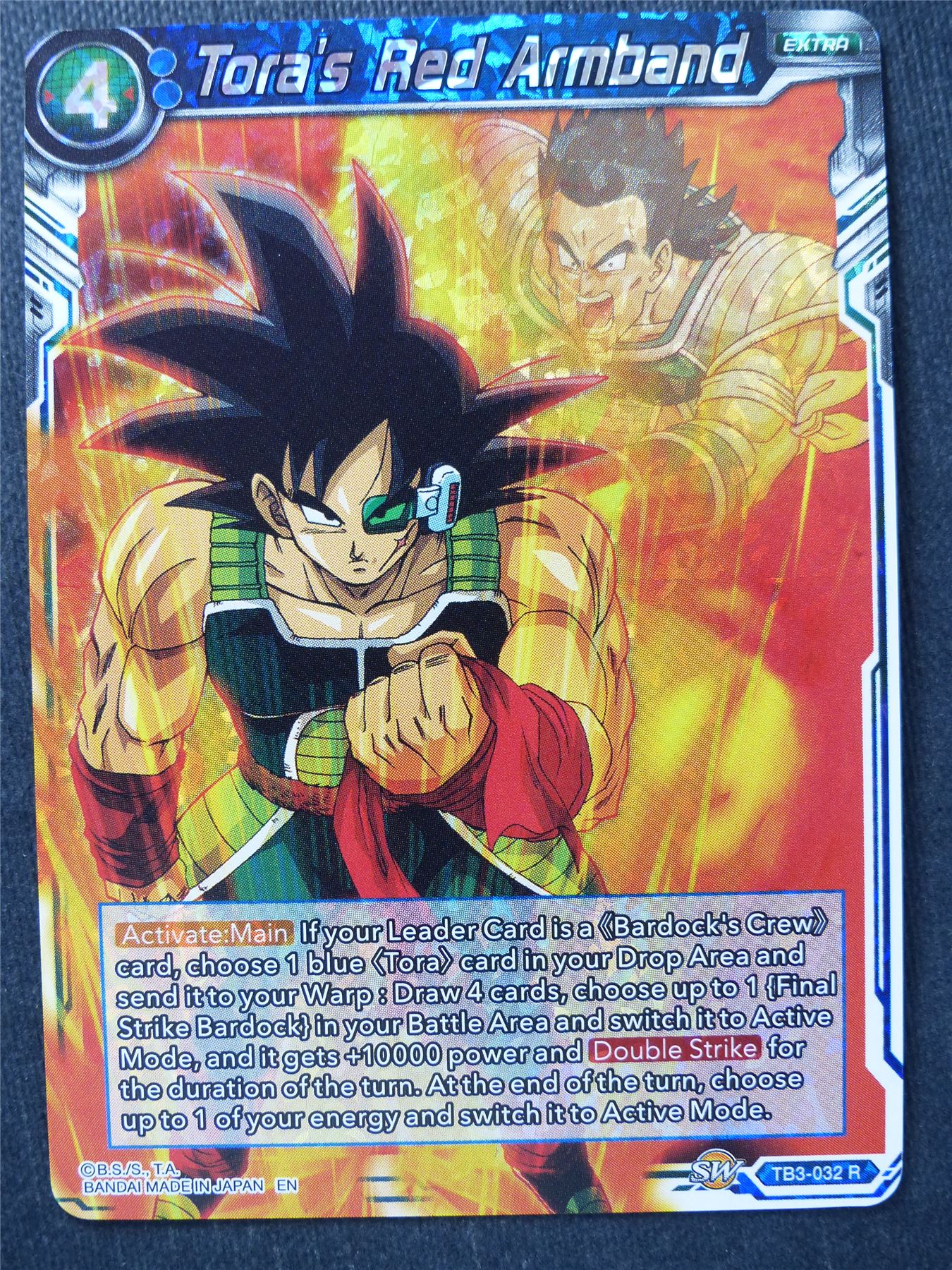 Tora's Red Armband R - Dragon Ball Super Cards #K4
