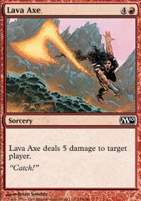 Mtg Magic Card: M10 : Lava Axe
