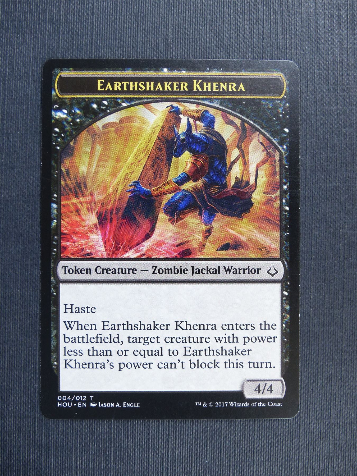 Earthshaker Khenra - Token - Mtg Magic Cards #2YE